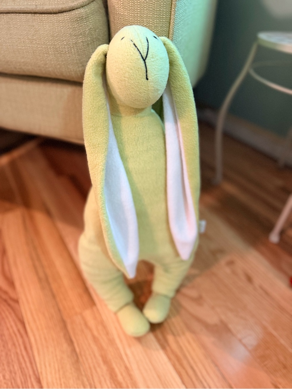 Soft Green Bunny Plush Toy -